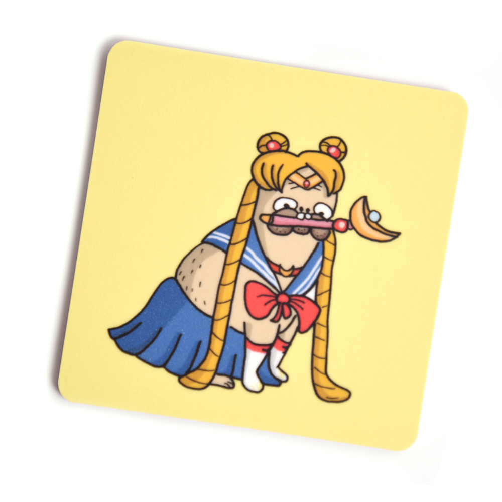 pug sailor coaster lilla berlin pug sailor pug sailor coaster lilla berlin pug sailor